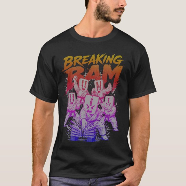 Camiseta Rompiendo BAM, Humor de Mahjong (Anverso)