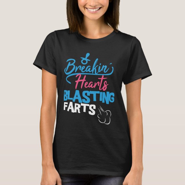 Camiseta Rompiendo corazones y arruinando Farts regalo (Anverso)