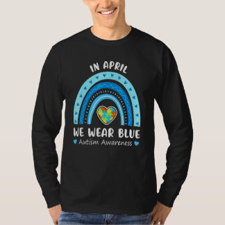 Camiseta Rompiendo El Arcoiris En Abril Usamos El Autismo A