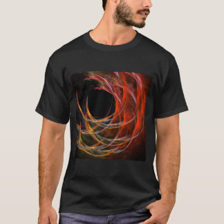 Camiseta Rompiendo el arte abstracto del círculo