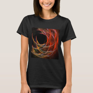 Camiseta Rompiendo el arte abstracto del círculo