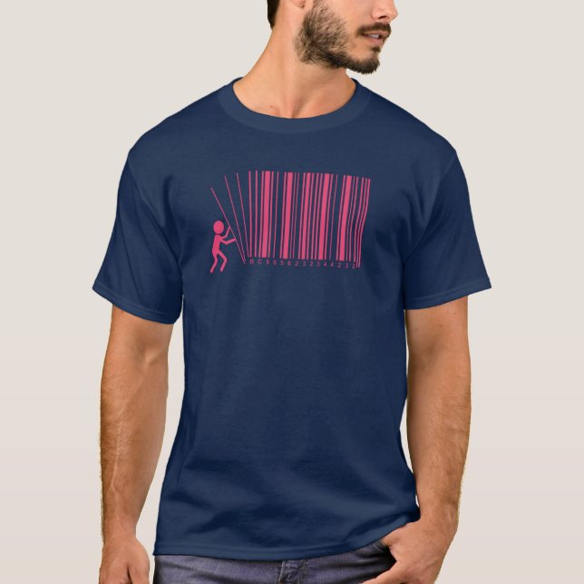 Camiseta Rompiendo el Código de Barras (Anverso)