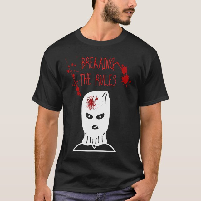 Camiseta Rompiendo las reglas: el gángster criminal Ganove  (Anverso)