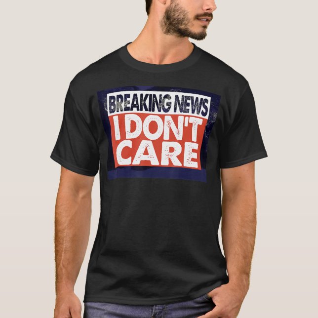 Camiseta Rompiendo NOTICIAS NO ME IMPORTA (Anverso)