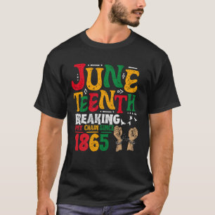 Camiseta Rompiendo todas las cadenas desde 1865 El W negro 