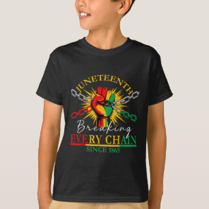 Camiseta Rompiendo Todas Las Cadenas Desde 1865 Hombres Jóv