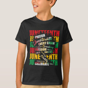 Camiseta Rompiendo Todas Las Cadenas Desde 1865 Hombres Jóv