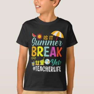 Camiseta Rompimiento de verano pero aprecio de los profesor