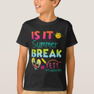 Camiseta Rompimiento de verano pero aprecio de los profesor