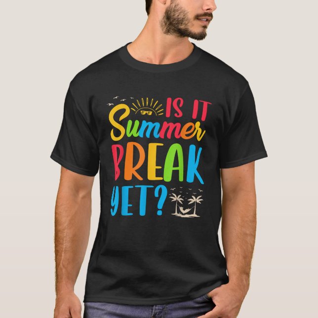 Camiseta Rompimiento de verano y profesor de fin de año (Anverso)