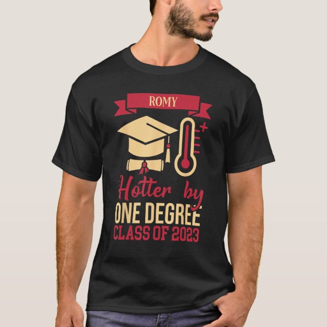 Camiseta Romy Hotter Por Un Grado De Clase De 2023 Logro (Anverso)