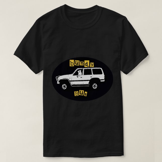 Camiseta ron bus bundy land cruiser serie 80 (Diseño del anverso)
