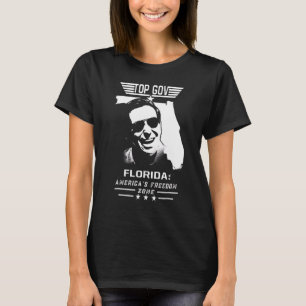 Camiseta Ron del gobierno desantis zona de libertad de Esta