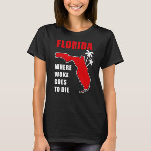 Camiseta Ron Desantis Cita Florida: Donde el despertar va a