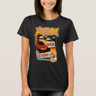 Camiseta Ron Desantis Escape Al Vinatge De Florida (Delante