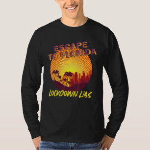 Camiseta Ron Desantis Funny Escape A Florida Vintage