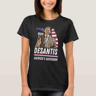 Camiseta Ron Desantis Gobernador de Estados Unidos Florida