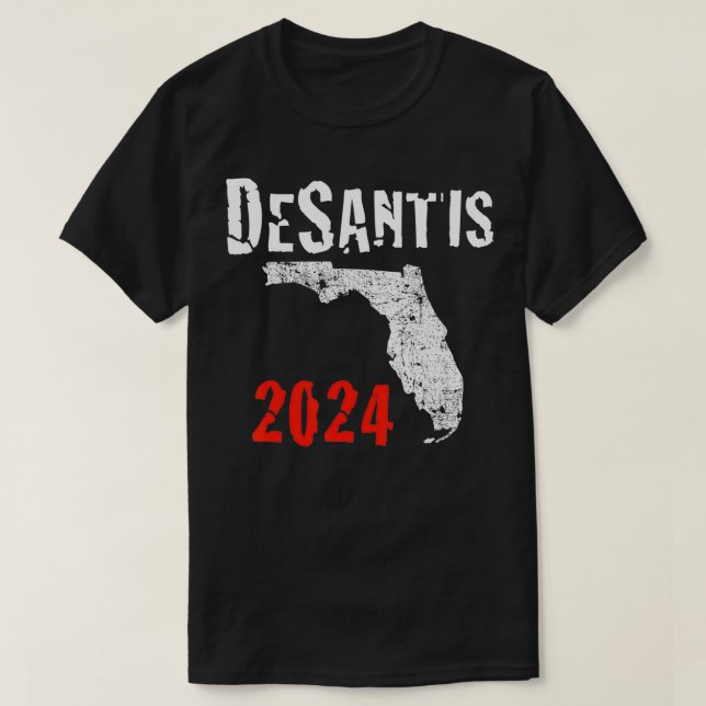 Camiseta Ron DeSantis Gobernador de Florida Estado Republic (Diseño del anverso)