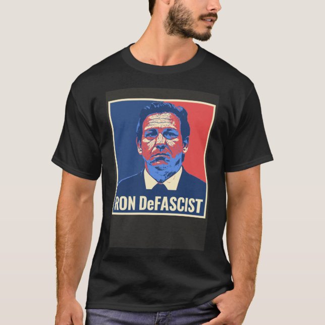 Camiseta Ron DeSantis, gobernador de Florida, se indigna po (Anverso)