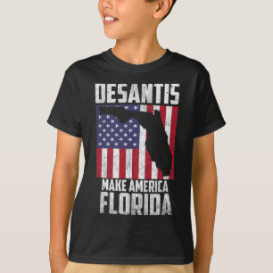 Camiseta Ron Desantis Haz que América vuelva a ser Florida