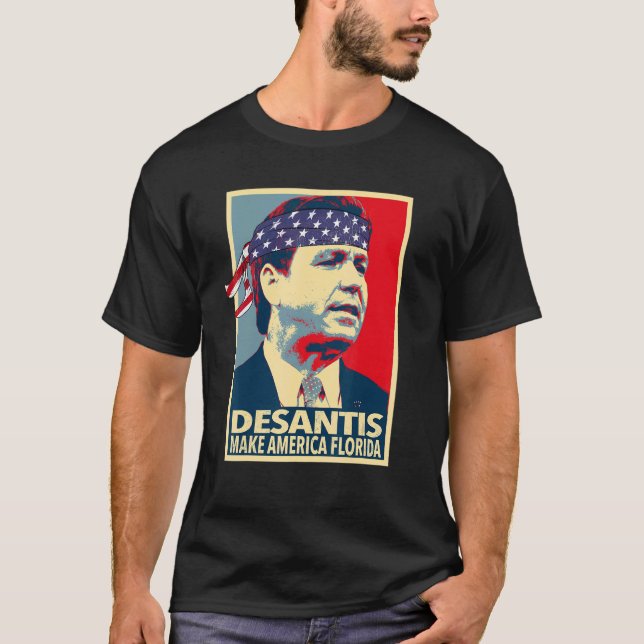 Camiseta Ron Desantis Make America Florida (Anverso)