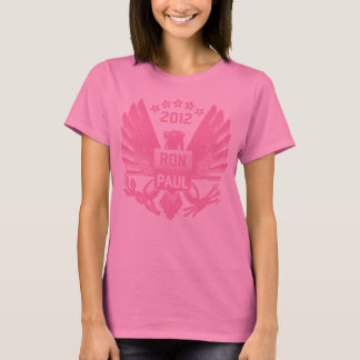 Camiseta Ron Paul 2012 Eagle rosado