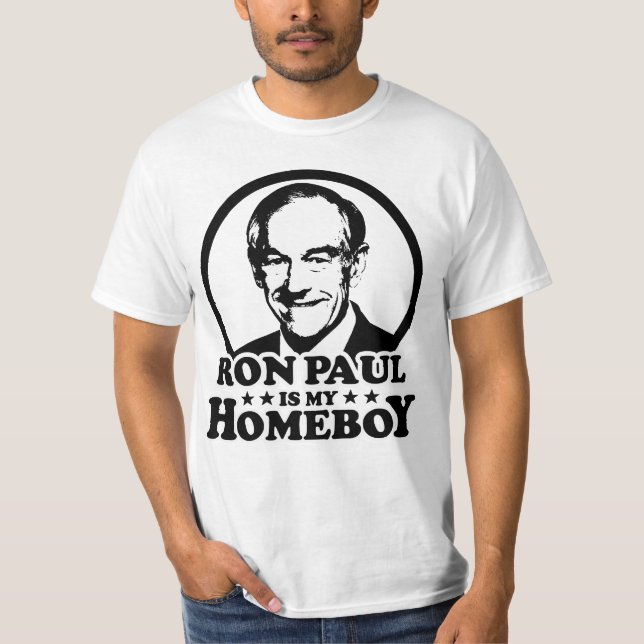 Camiseta Ron Paul es mi Homeboy (Anverso)