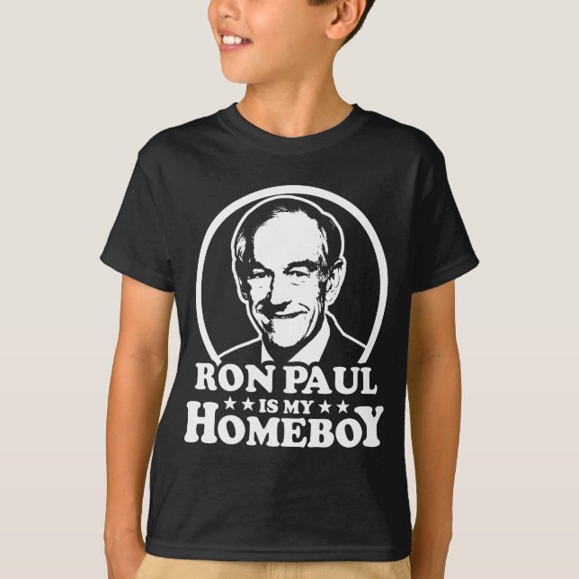 Camiseta Ron Paul es mi Homeboy (Anverso)