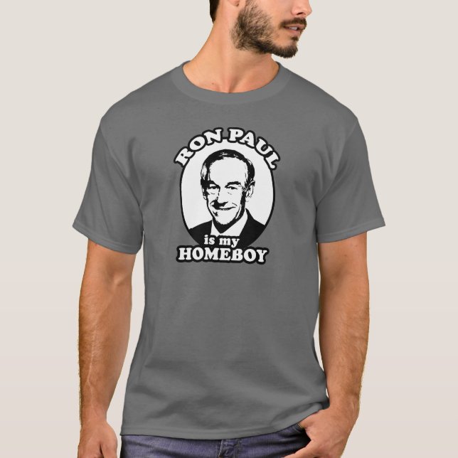 Camiseta Ron Paul es mi homeboy (Anverso)