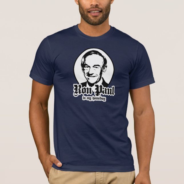CAMISETA RON PAUL ES MI HOMEBOY (Anverso)