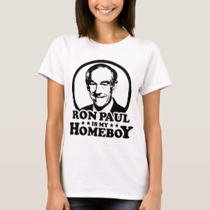 Camiseta Ron Paul es mi Homeboy