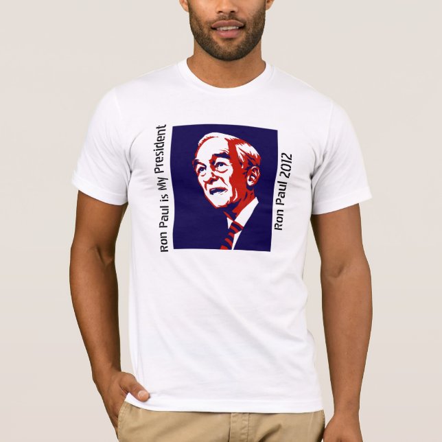 Camiseta Ron Paul es mi presidente (Anverso)