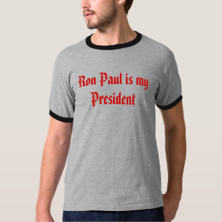 Camiseta Ron Paul es mi presidente