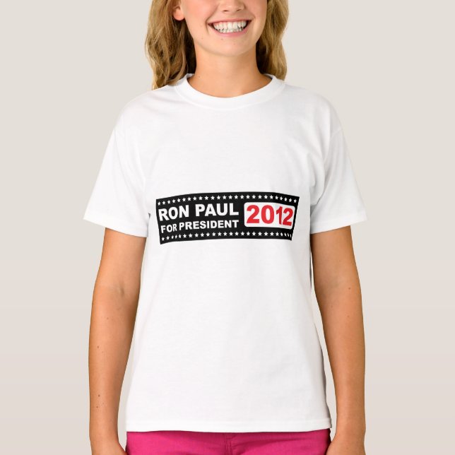 Camiseta Ron Paul for President 2012 (Anverso)