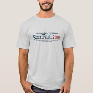 Camiseta Ron Paul - gris