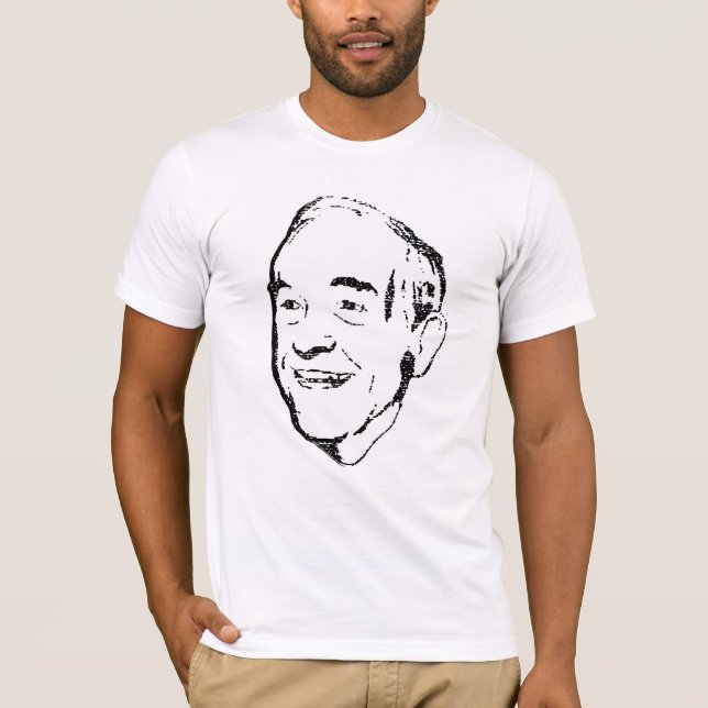 Camiseta Ron Paul hace frente (Anverso)