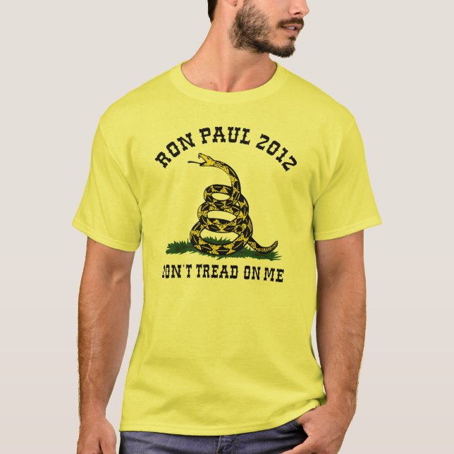 Camiseta Ron Paul no pisa en mí (Anverso)