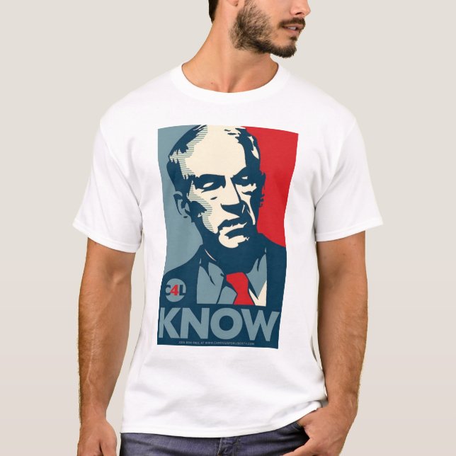Camiseta Ron Paul para el presidente (Anverso)