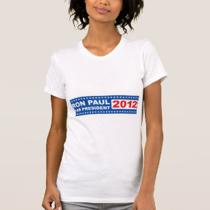 Camiseta Ron Paul para la hembra 2012 del presidente