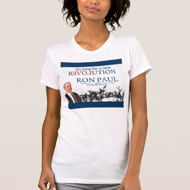 Camiseta Ron Paul para Presidente (Anverso)