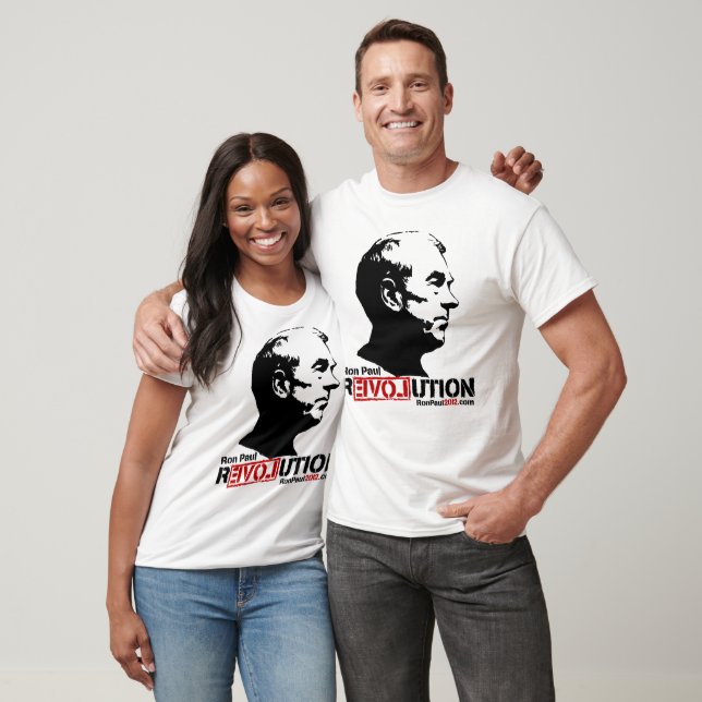 Camiseta Ron Paul Revolution 2012 (Unisexo)
