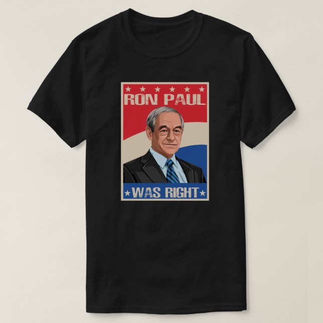 Camiseta Ron Paul tenía razón Tee (Diseño del anverso)