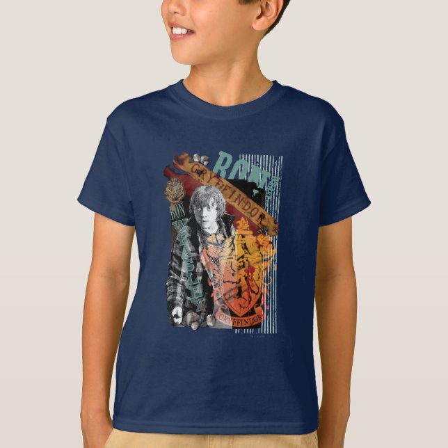 Camiseta Ron Weasley Collage 1 (Anverso)