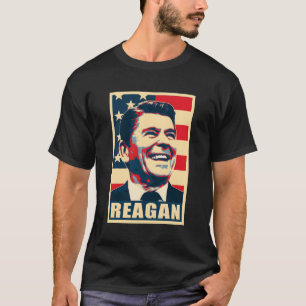 Camiseta Ronald presidente Reagan propaganda Poster arte po