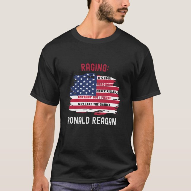 Camiseta Ronald Ragin Reagan, huelo comunistas (Anverso)