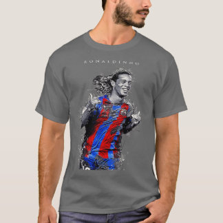 Camiseta Ronaldinho en arte abstracto