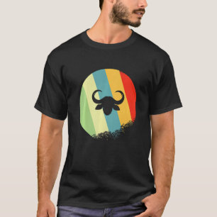 Camiseta Ronda de búfalos con colores retro