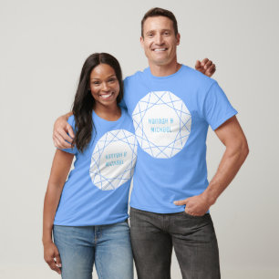 Camiseta Ronda de diamantes geométricos