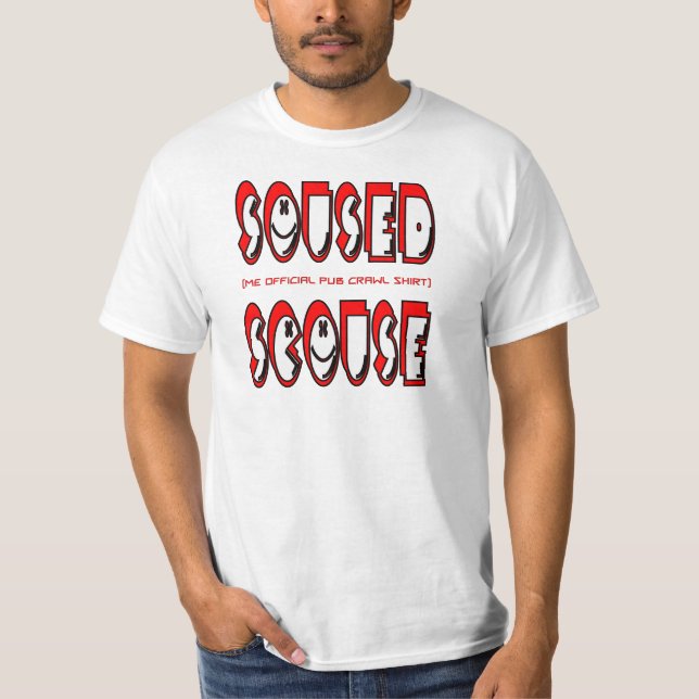 Camiseta Ronda de Pubs Soused Scouse (Anverso)