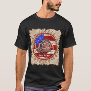 Camiseta Rondo con bandera contra incendios